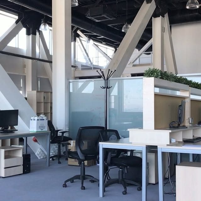 Back at the Akadempark incubator in 2018, visiting a team. The town that was built to concentrate Soviet science had by then grown a startup accelerator in the same forest.