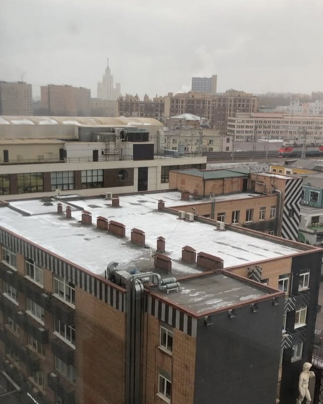 Moscow in winter, from above. I came for the chair and stayed for the years that built the first company.