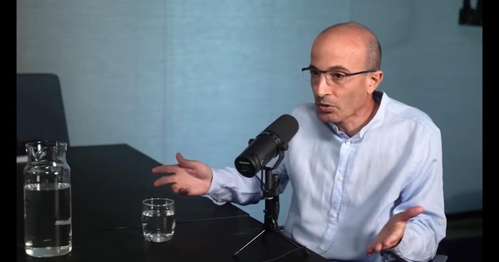 Yuval Noah Harari, on the argument I was losing in the boardroom at exactly that moment: that a technology this general does not wait for the incumbents to be ready for it.
